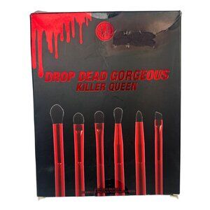 BH Drop Dead Gorgeous Killer Queen Brush Set Bag Cosmetics Makeup Red Black Vamp